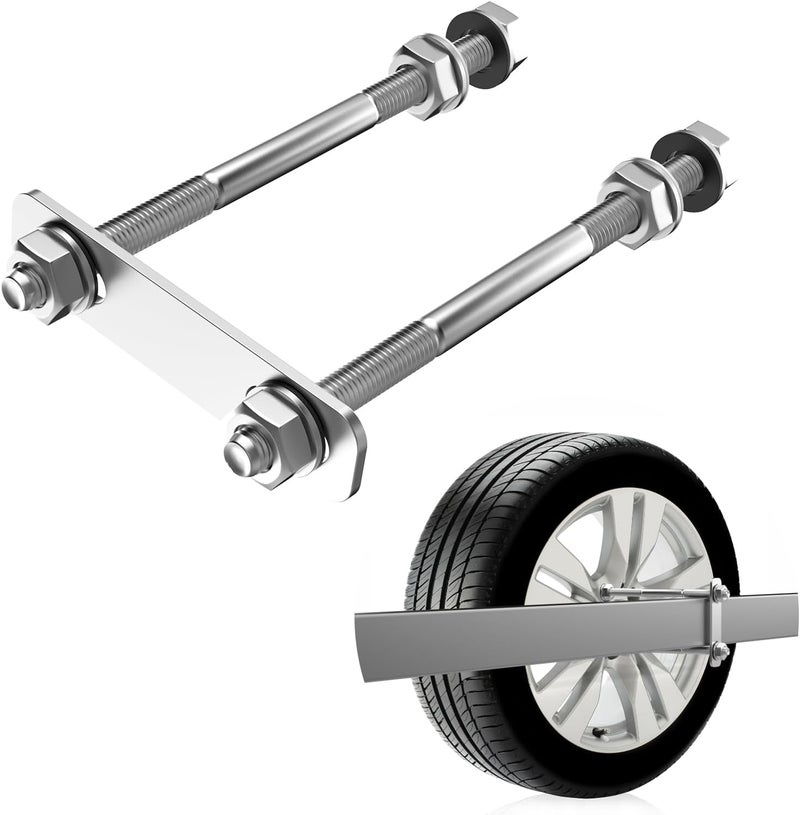 lcusepu Spare Tire Carrier, 120LBS Weight Capacity Boat Trailer Spare Tire Mount, Universal Upgrade Designed Trailer Spare Tire Holder, Fits 4 & 5 & 6 Lugs Wheels on The Various Bolt Patterns - Image 1